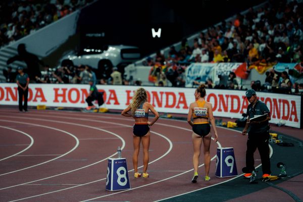 Jemma Reekie (GBR), Smilla Kolbe (GER) during the World Athletics Championships on 18.09.2025 in Tokyo.