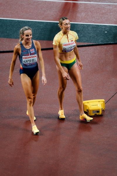 Georgia Hunter Bell (GBR), Gabija Galvydytė (LTU) during the World Athletics Championships on 18.09.2025 in Tokyo.