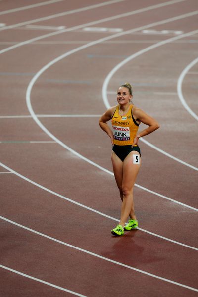 Sophia Junk (GER) during the World Athletics Championships on 18.09.2025 in Tokyo.