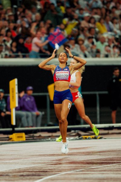 Sydney Mclaughlin Levrone (USA) during the World Athletics Championships on 18.09.2025 in Tokyo.