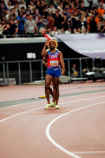Noah Lyles (USA) during the World Athletics Championships on 19.09.2025 in Tokyo.