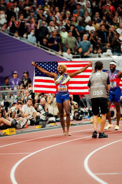 Noah Lyles (USA) during the World Athletics Championships on 19.09.2025 in Tokyo.