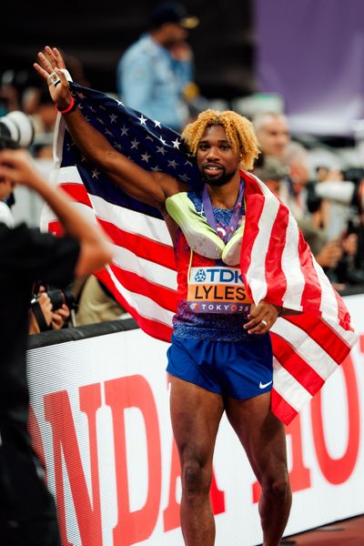 Noah Lyles (USA) during the World Athletics Championships on 19.09.2025 in Tokyo.