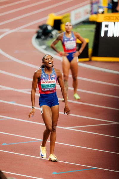 Melissa Jefferson Wooden (USA) during the World Athletics Championships on 19.09.2025 in Tokyo.