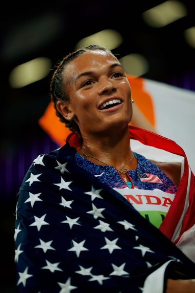 Anna Hall (USA) during the World Athletics Championships on 20.09.2025 in Tokyo.