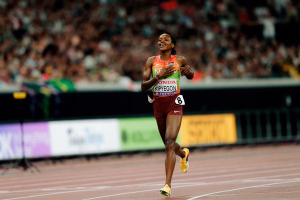 Faith Kipyegon (KEN) during the World Athletics Championships on 20.09.2025 in Tokyo.
