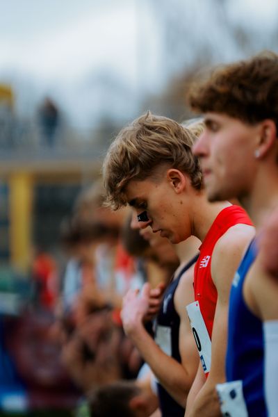 Christopher Dahlmeyer (TSV Bayer 04 Leverkusen) im Lauf L04 - Männliche Jugend U20 bei den Deutschen Meisterschaften im Crosslauf auf dem Sportgelände Bürgerpark Nord am 29.11.2025 in Darmstadt