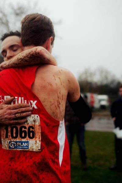 Silas Zahlten (LG Brillux Münster) im Lauf L10 - Männer, U23 Langstrecke bei den Deutschen Meisterschaften im Crosslauf auf dem Sportgelände Bürgerpark Nord am 30.11.2025 in Darmstadt