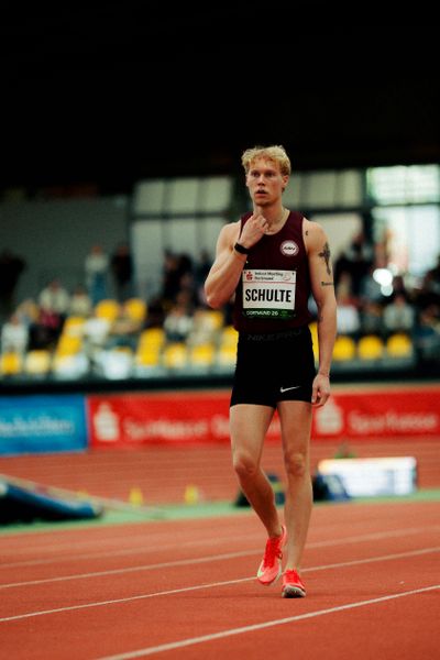 Marvin Schulte (ASV Köln e. V.) am 08.02.2026 beim Sparkassen Indoor Meeting in der Helmut-Körnig-Halle in Dortmund