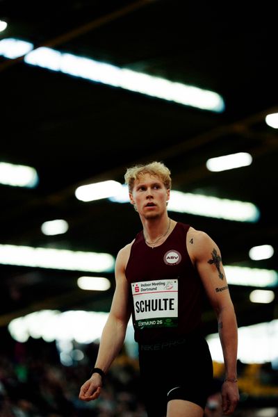 Marvin Schulte (ASV Köln e. V.) am 08.02.2026 beim Sparkassen Indoor Meeting in der Helmut-Körnig-Halle in Dortmund