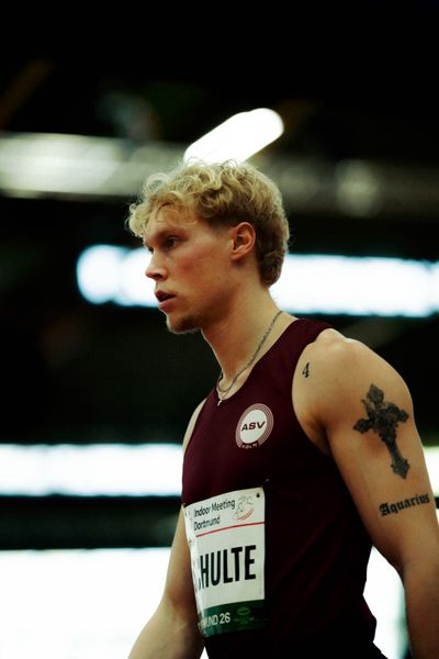 Marvin Schulte (ASV Köln e. V.) am 08.02.2026 beim Sparkassen Indoor Meeting in der Helmut-Körnig-Halle in Dortmund