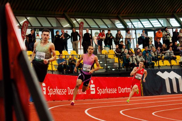 Malik Skupin-Alfa (LG Offenburg) am 08.02.2026 beim Sparkassen Indoor Meeting in der Helmut-Körnig-Halle in Dortmund
