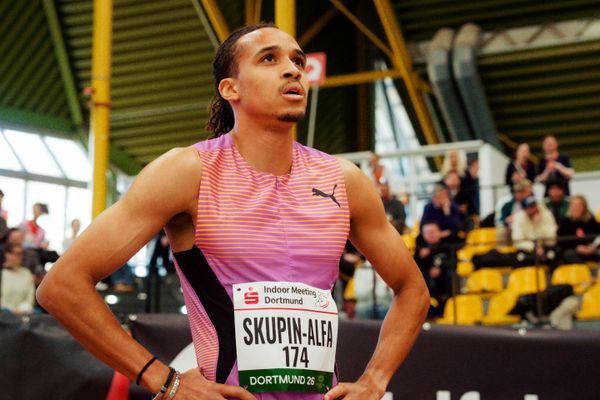 Malik Skupin-Alfa (LG Offenburg) am 08.02.2026 beim Sparkassen Indoor Meeting in der Helmut-Körnig-Halle in Dortmund