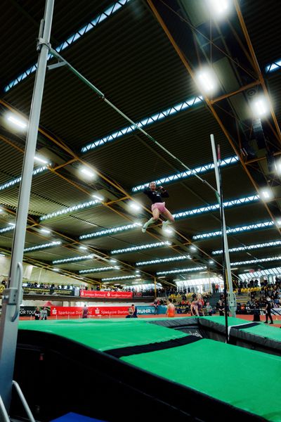 Jacqueline Otchere (MTG Mannheim) am 08.02.2026 beim Sparkassen Indoor Meeting in der Helmut-Körnig-Halle in Dortmund