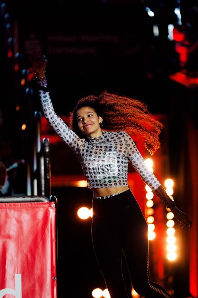 Saliyya Guisse (Belgien) am 08.02.2026 beim Sparkassen Indoor Meeting in der Helmut-Körnig-Halle in Dortmund