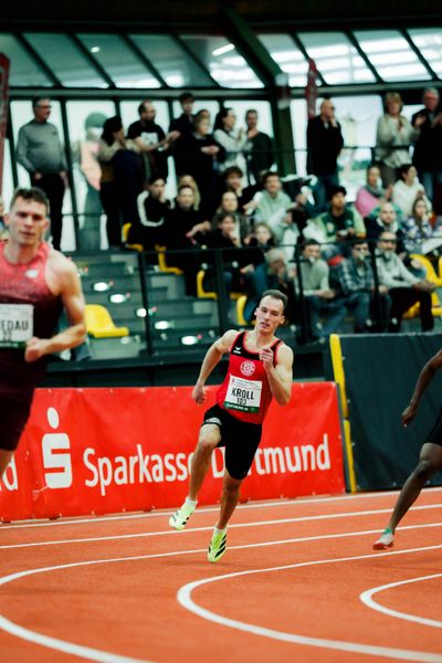 Florian Kroll (LG Osnabrück) am 08.02.2026 beim Sparkassen Indoor Meeting in der Helmut-Körnig-Halle in Dortmund