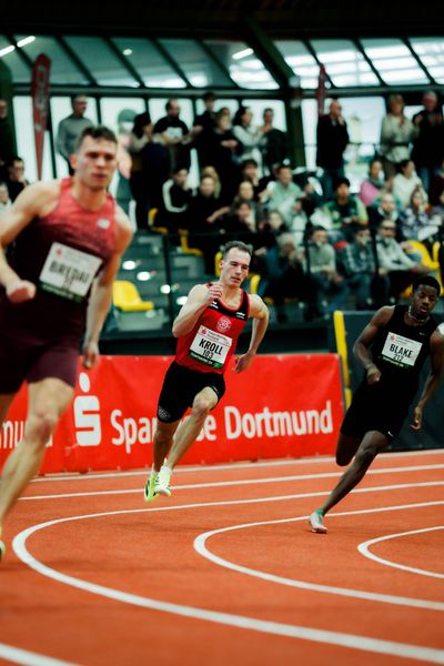 Florian Kroll (LG Osnabrück) am 08.02.2026 beim Sparkassen Indoor Meeting in der Helmut-Körnig-Halle in Dortmund
