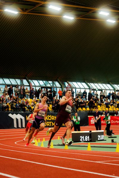 Jean Paul Bredau (VfL Wolfsburg) am 08.02.2026 beim Sparkassen Indoor Meeting in der Helmut-Körnig-Halle in Dortmund