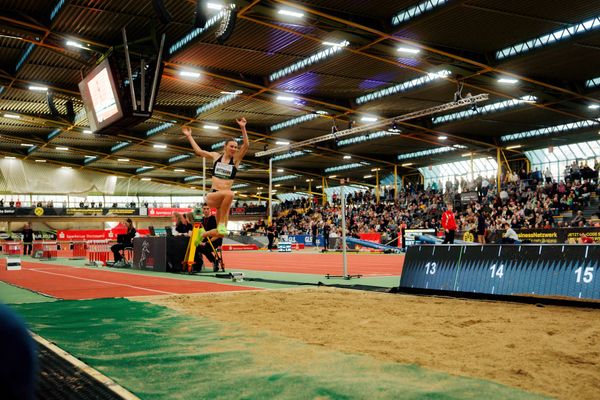 Kira Wittmann (Hannover 96) am 08.02.2026 beim Sparkassen Indoor Meeting in der Helmut-Körnig-Halle in Dortmund