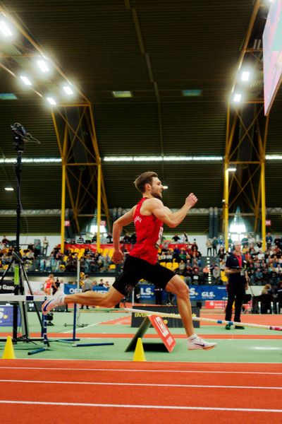 Fabian Dammermann (LG Osnabrück) am 08.02.2026 beim Sparkassen Indoor Meeting in der Helmut-Körnig-Halle in Dortmund