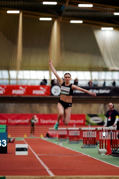 Yara Böhmer (Cologne Athletics) am 08.02.2026 beim Sparkassen Indoor Meeting in der Helmut-Körnig-Halle in Dortmund