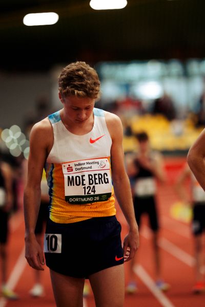 Håkon Moe Berg (Norwegen) am 08.02.2026 beim Sparkassen Indoor Meeting in der Helmut-Körnig-Halle in Dortmund