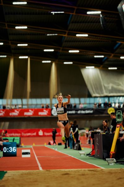 Kira Wittmann (Hannover 96) am 08.02.2026 beim Sparkassen Indoor Meeting in der Helmut-Körnig-Halle in Dortmund