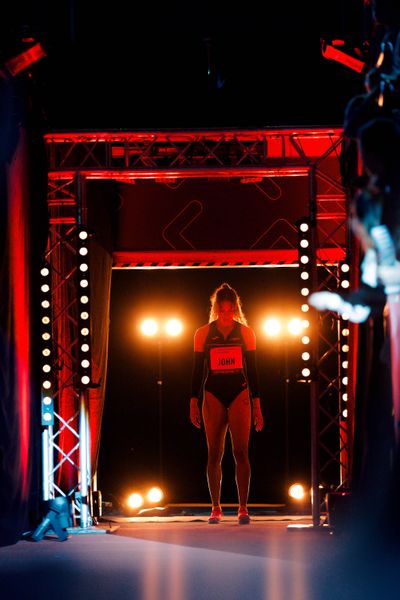 Viola John (LG Brillux Münster) am 08.02.2026 beim Sparkassen Indoor Meeting in der Helmut-Körnig-Halle in Dortmund