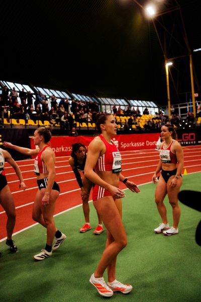 Rebekka Haase (Sprintteam Wetzlar) am 08.02.2026 beim Sparkassen Indoor Meeting in der Helmut-Körnig-Halle in Dortmund