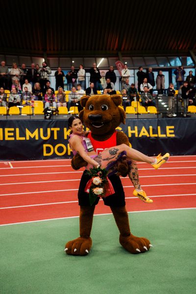 Ewa Swoboda (Polen) am 08.02.2026 beim Sparkassen Indoor Meeting in der Helmut-Körnig-Halle in Dortmund