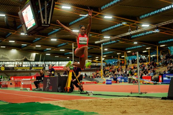 Davisleidis Velazco (Kuba) am 08.02.2026 beim Sparkassen Indoor Meeting in der Helmut-Körnig-Halle in Dortmund