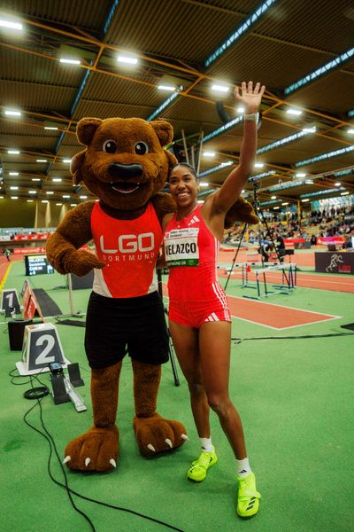 Davisleidis Velazco (Kuba) am 08.02.2026 beim Sparkassen Indoor Meeting in der Helmut-Körnig-Halle in Dortmund