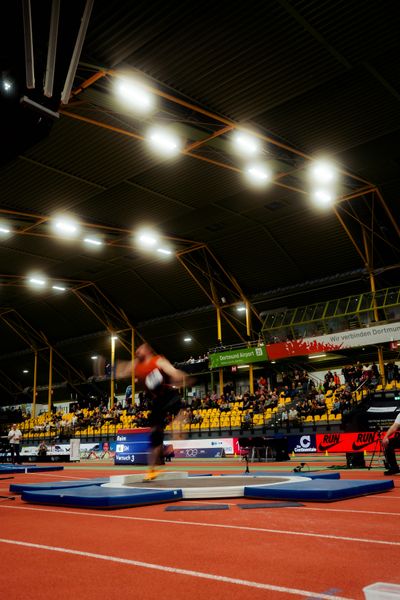 am 27.02.2026 bei den Deutschen Hallen Meisterschaften in der Helmut-Körnig-Halle in Dortmund