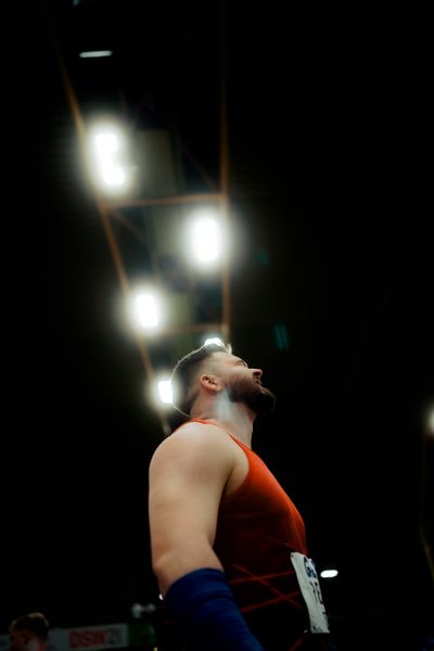 Kevin Reim (WSG Schwarzenberg-Wildenau) am 27.02.2026 bei den Deutschen Hallen Meisterschaften in der Helmut-Körnig-Halle in Dortmund