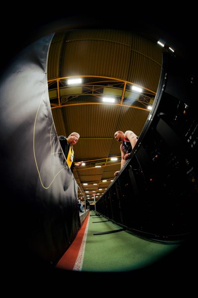 Lukas Schober (SG Freital-Weißig 1861) am 27.02.2026 bei den Deutschen Hallen Meisterschaften in der Helmut-Körnig-Halle in Dortmund