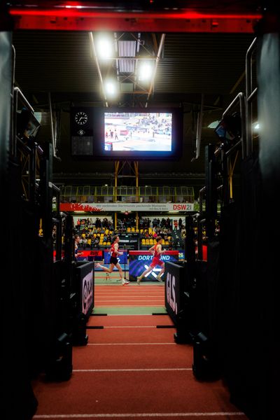 Linus Vennemann (LG Osnabrück) am 27.02.2026 bei den Deutschen Hallen Meisterschaften in der Helmut-Körnig-Halle in Dortmund