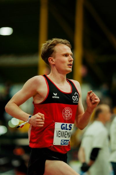 Linus Vennemann (LG Osnabrück) am 27.02.2026 bei den Deutschen Hallen Meisterschaften in der Helmut-Körnig-Halle in Dortmund