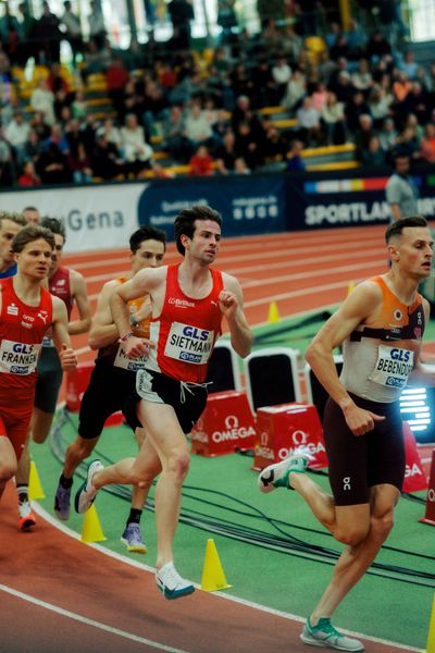 Marco Sietmann (LG Brillux Münster) am 28.02.2026 bei den Deutschen Hallen Meisterschaften in der Helmut-Körnig-Halle in Dortmund