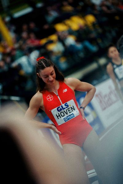Annkathrin Hoven (TSV Bayer 04 Leverkusen) am 28.02.2026 bei den Deutschen Hallen Meisterschaften in der Helmut-Körnig-Halle in Dortmund