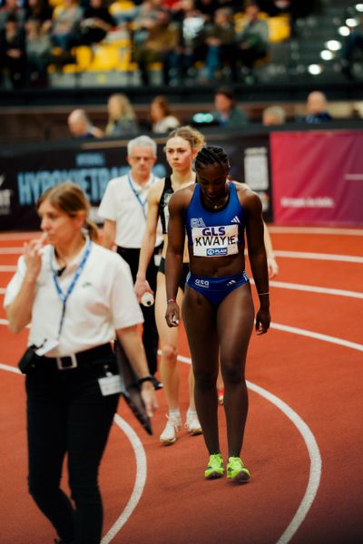 Lisa Marie Kwayie (Berlin Athletics Capital Club) am 01.03.2026 bei den Deutschen Hallen Meisterschaften in der Helmut-Körnig-Halle in Dortmund