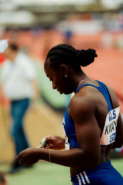Lisa Marie Kwayie (Berlin Athletics Capital Club) am 01.03.2026 bei den Deutschen Hallen Meisterschaften in der Helmut-Körnig-Halle in Dortmund