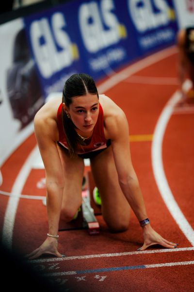 am 01.03.2026 bei den Deutschen Hallen Meisterschaften in der Helmut-Körnig-Halle in Dortmund