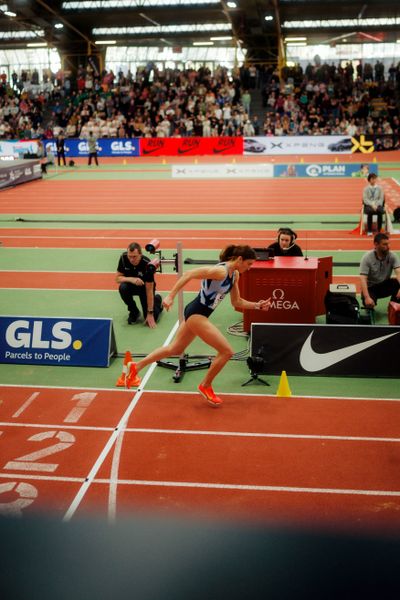 Lara Tortell (Athletics Team Karben) am 01.03.2026 bei den Deutschen Hallen Meisterschaften in der Helmut-Körnig-Halle in Dortmund