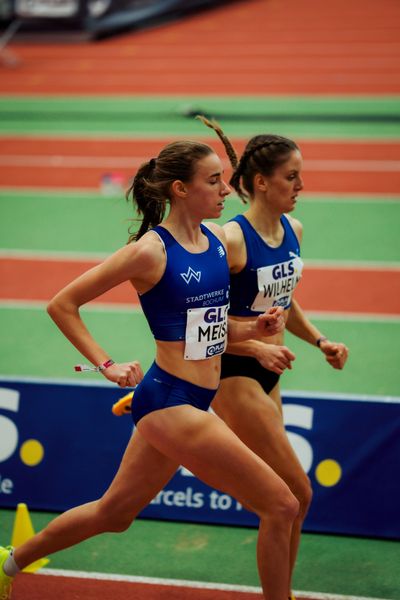 am 01.03.2026 bei den Deutschen Hallen Meisterschaften in der Helmut-Körnig-Halle in Dortmund