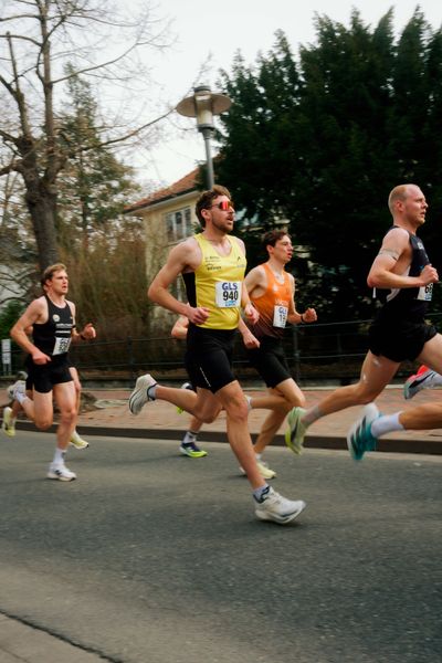 Jens Mergenthaler (LG farbtex Nordschwarzwald) am 08.03.2026 bei den Deutschen Meisterschaften 10 km Straße in Uelzen
