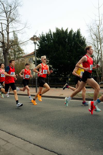 Jannes Derwald (LG Olympia Dortmund) am 08.03.2026 bei den Deutschen Meisterschaften 10 km Straße in Uelzen