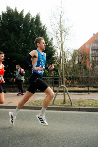Mattis Dietrich (LAV Stadtwerke Tübingen) am 08.03.2026 bei den Deutschen Meisterschaften 10 km Straße in Uelzen