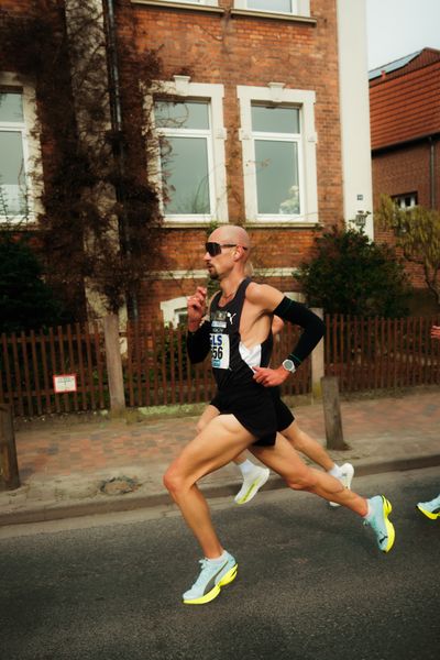 Hendrik Pfeiffer (Düsseldorf Athletics) am 08.03.2026 bei den Deutschen Meisterschaften 10 km Straße in Uelzen
