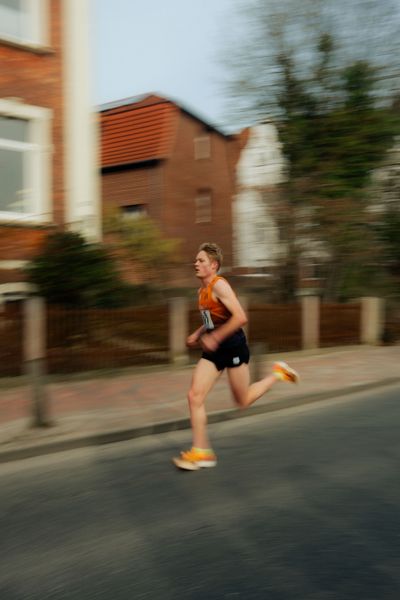 Brian Weisheit (Franconia Athletics) am 08.03.2026 bei den Deutschen Meisterschaften 10 km Straße in Uelzen