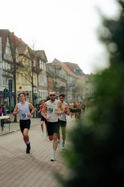Jonas Fahrig (SV GO! Saar 05), Manuel Stary (Sportclub Magdeburg) am 08.03.2026 bei den Deutschen Meisterschaften 10 km Straße in Uelzen